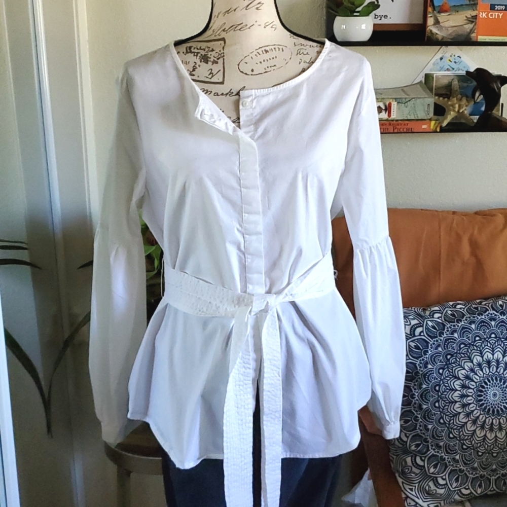Romantic White Blouse